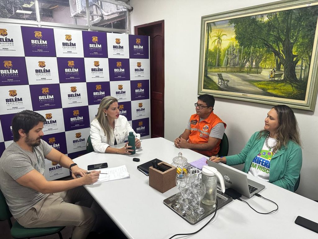 Representantes da Universidade Federal Rural da Amazônia (Ufra) e Prefeitura de Belém se reuniram para definir o Plano Municipal de Redução de Riscos (PMRR)